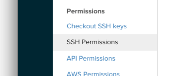 SSH permisions